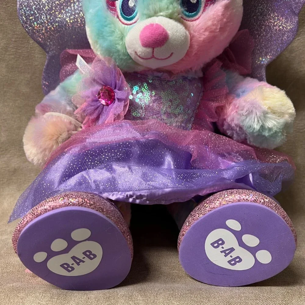 Build a Bear Pastel Fairy Bear 16